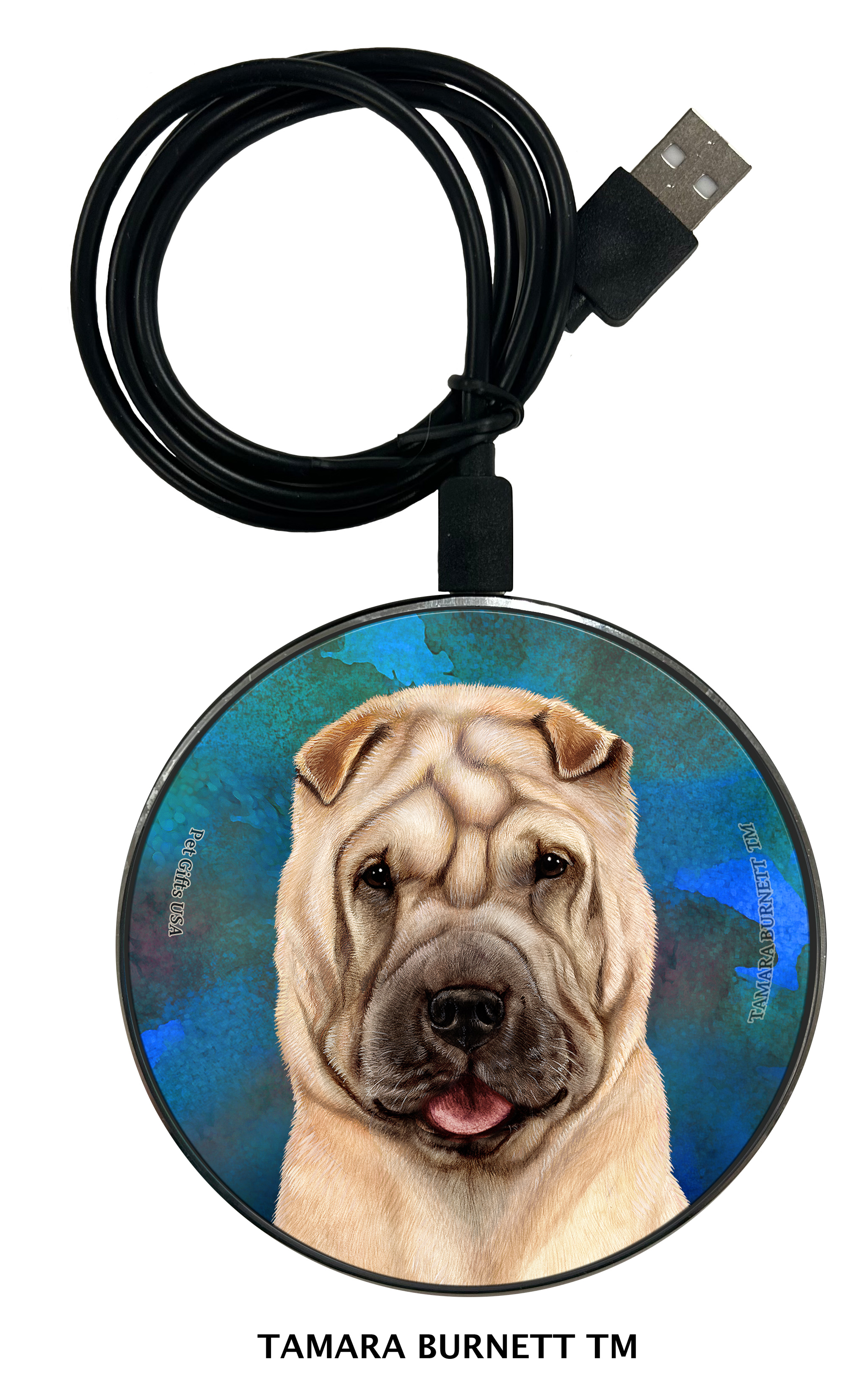 Shar Pei Cream - Zoomies Phone Charger image